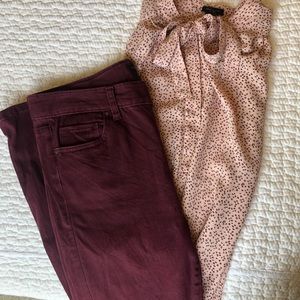 Plum “modern” pant